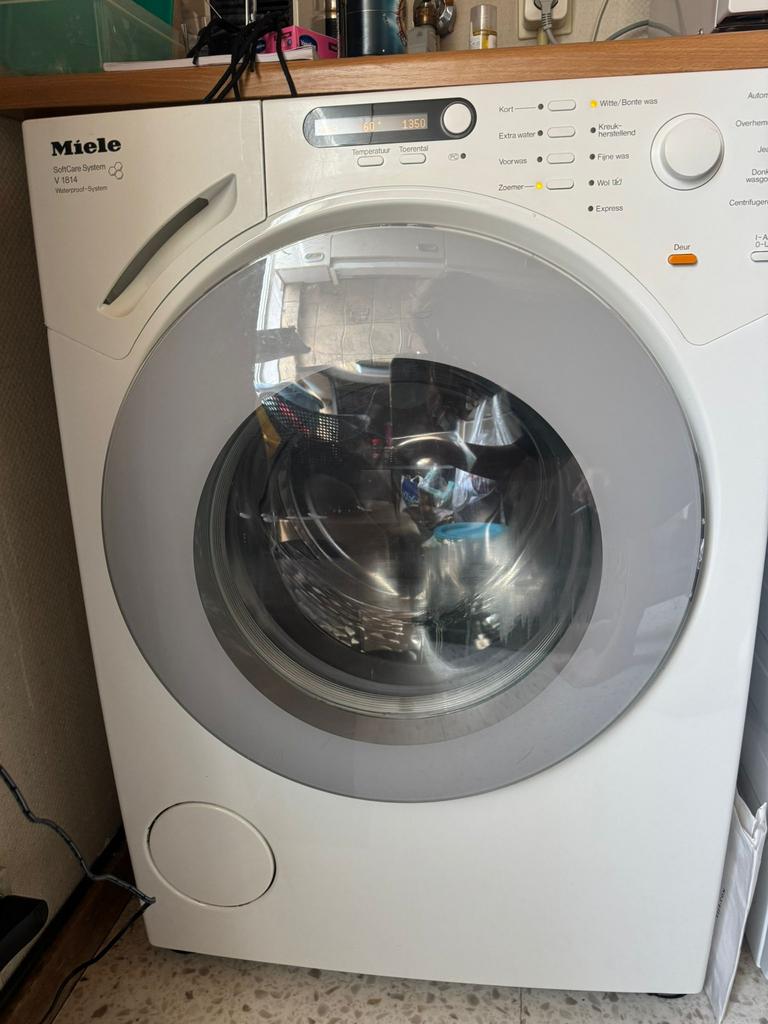 Mile wasmachine, Ophalen, Gebruikt, 1200 tot 1600 toeren, 85 tot 90 cm