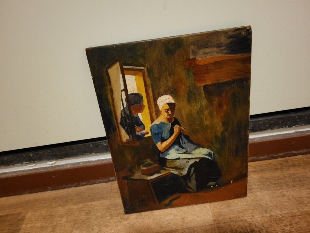 Mooie schilderij, Ophalen, Zo goed als nieuw, Minder dan 50 cm, Schilderij