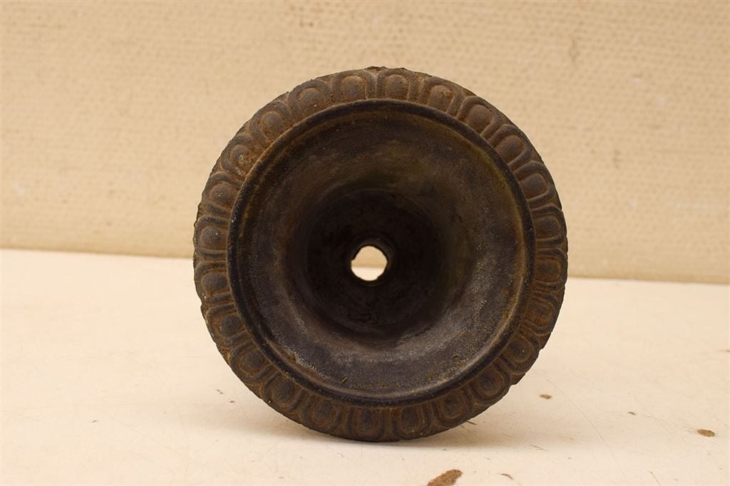 metalen/gietijzeren Bloempot 47427, Ophalen of Verzenden, Gebruikt