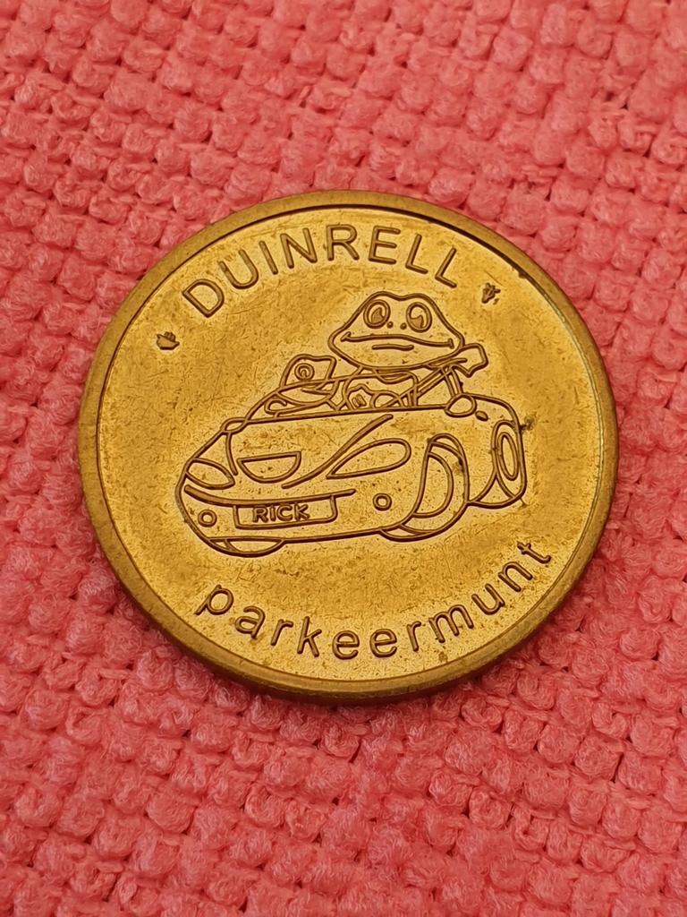 Duinrell Parkeermunt (1-8), Postzegels en Munten, Ophalen of Verzenden, Overige materialen