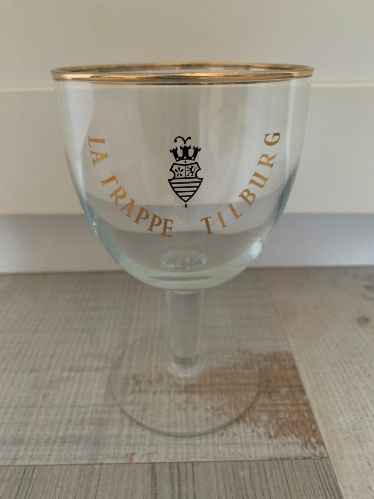 La Trappe bierglas, Ophalen of Verzenden, Zo goed als nieuw, Glas of Glazen, La Trappe
