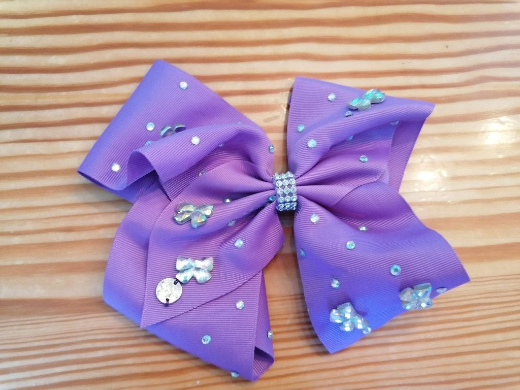 Jojo Siwa haarstrik, Paars, Haarspeld, Nieuw, Met decoratie