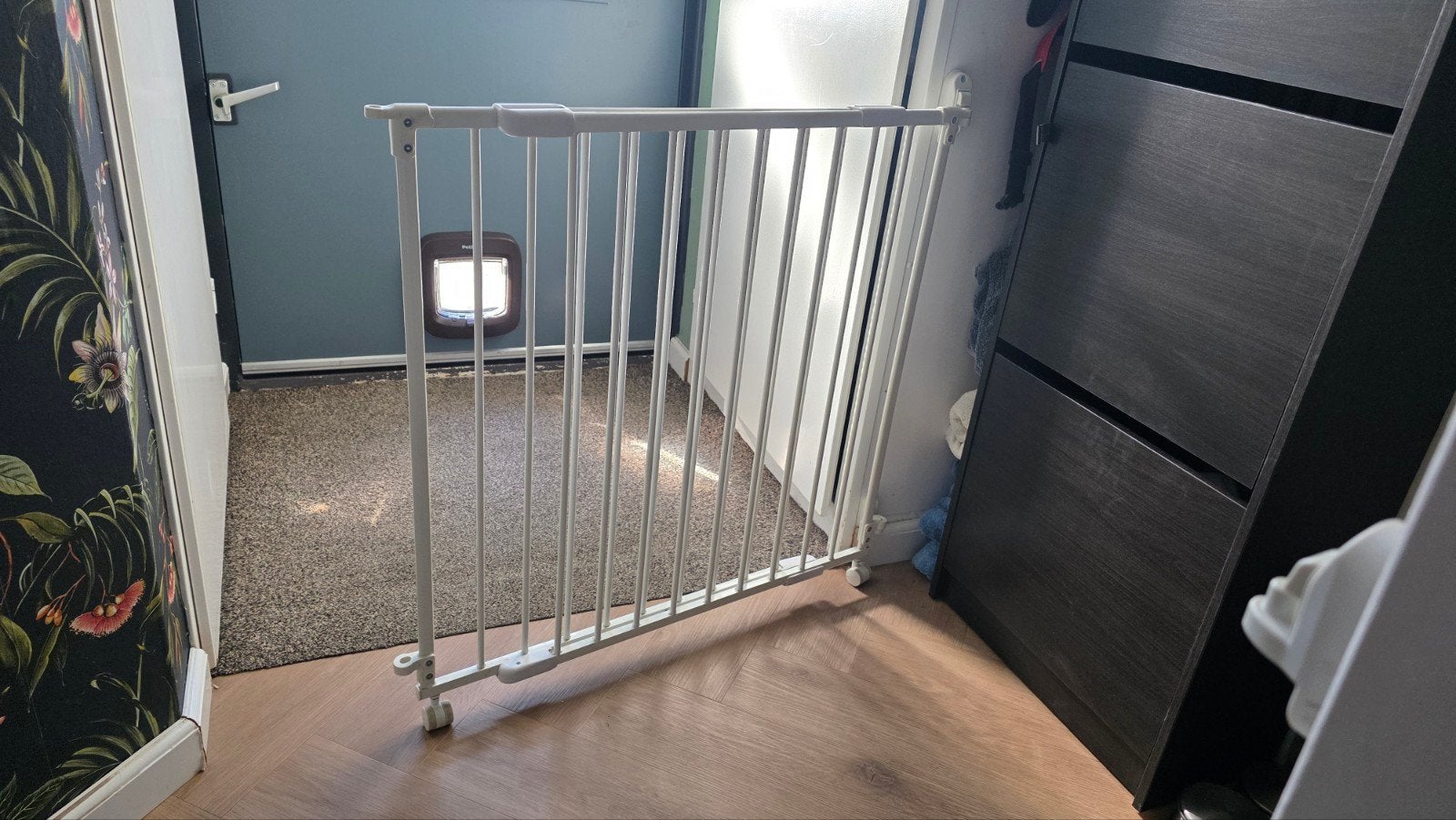 Safetythings Traphekje op wielen, uitschuifbaar 80-130 cm, Ophalen, Zo goed als nieuw, 115 cm of meer, Metaal of IJzer