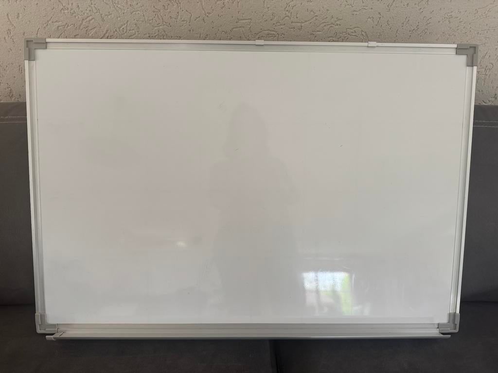 Whiteboard 90 x 60 cm., Ophalen, Gebruikt, Whiteboard