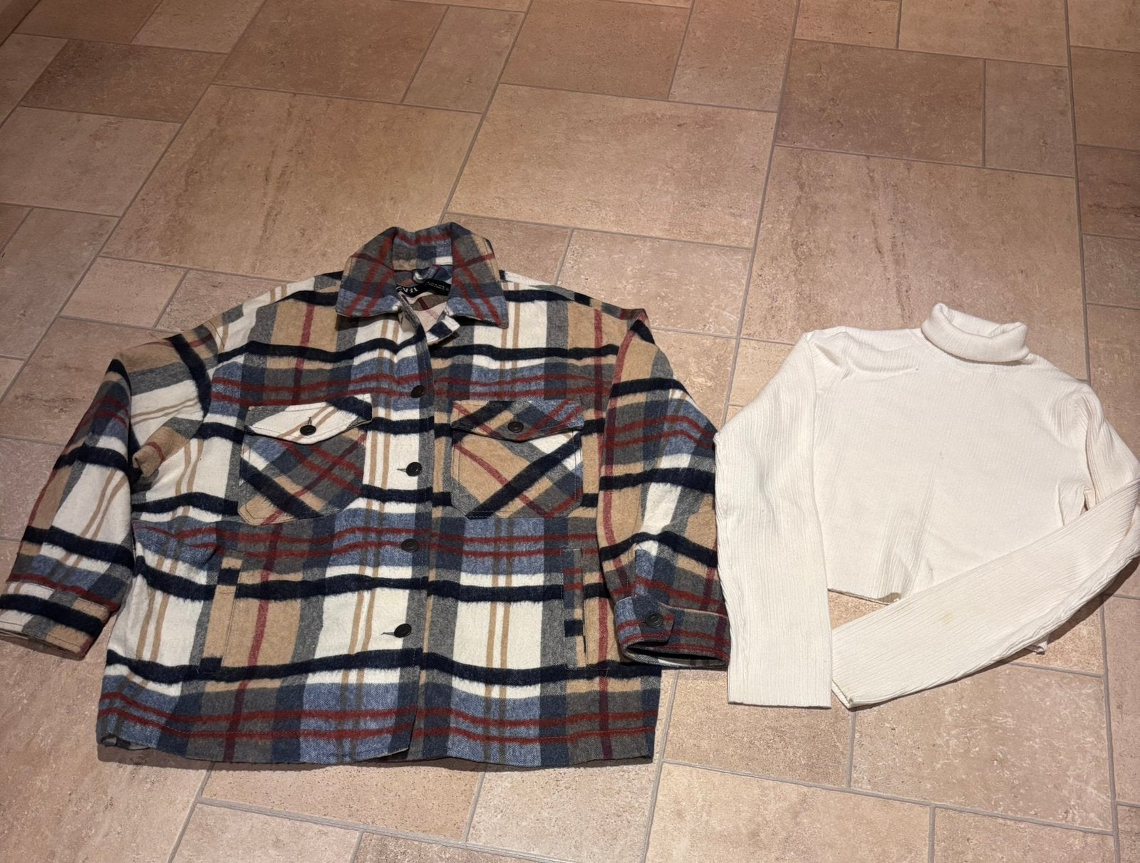 Zara vest met coltrui van de berskha, Mi, Zo goed als nieuw, Mi, Mi