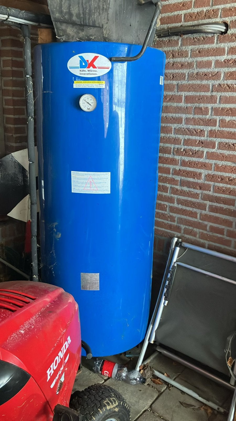 Warmteterugwinnings vat, Doe-het-zelf en Verbouw, Compressors, 100 liter of meer, Ophalen of Verzenden, Zo goed als nieuw