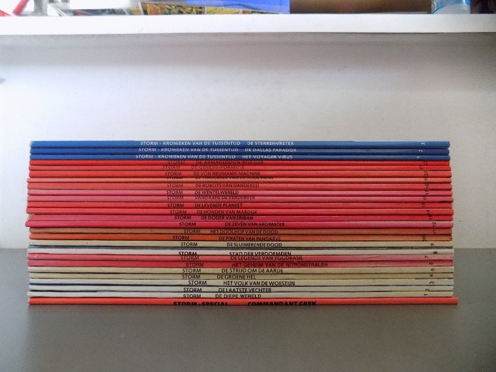 Storm ~ Complete serie 0 t/m 22 + 1 t/m 3, Boeken, Complete serie of reeks, Ophalen of Verzenden, Zo goed als nieuw, Don Lawrence