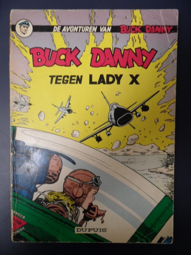 Buck Danny. Buck Danny tegen Lady X. 1965, Boeken, Eén stripboek, Ophalen of Verzenden, Gelezen