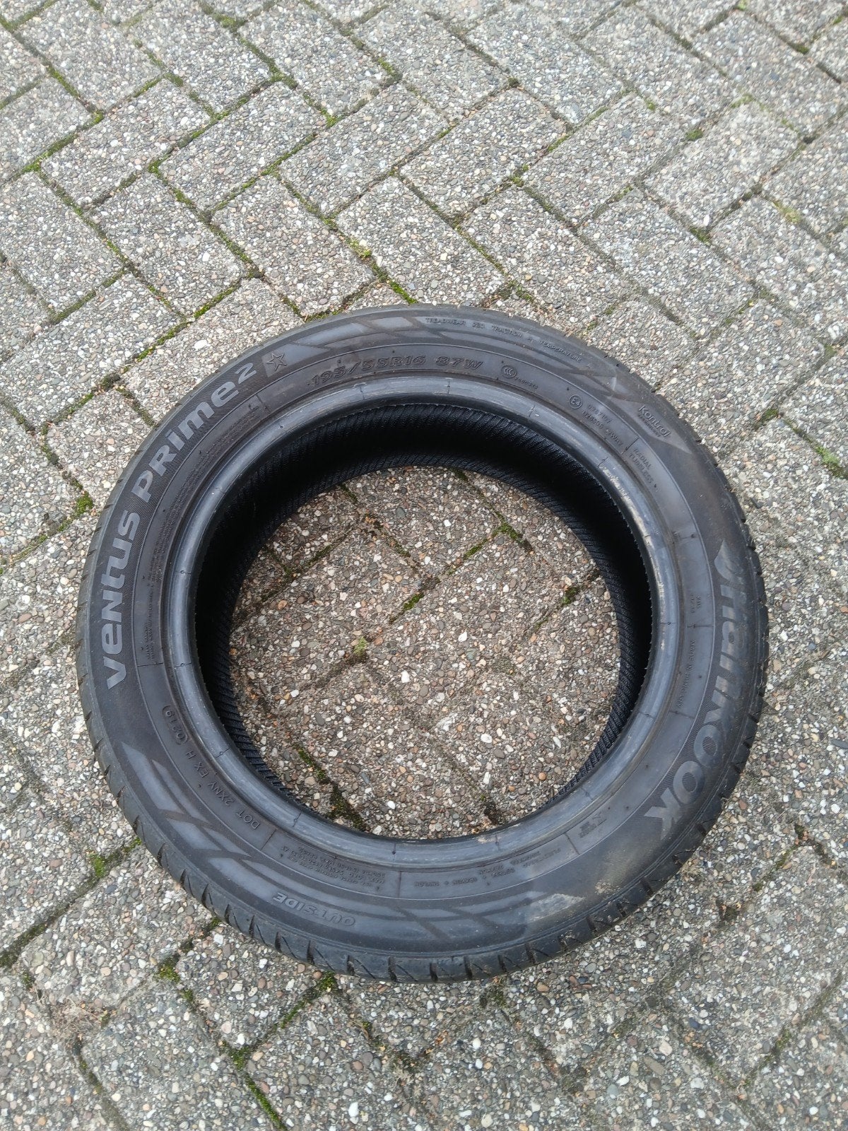 Hankook Ventus Prime 2 zomerbanden 195/55R16, Auto-onderdelen, Banden en Velgen, Ophalen, Gebruikt, 16 inch, Band(en)