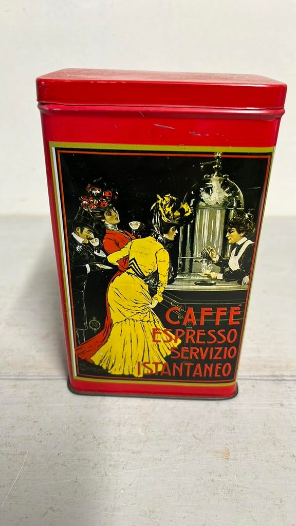 Vintage Nescafe Theeblik, Verzamelen, Ophalen of Verzenden, Gebruikt, Overige