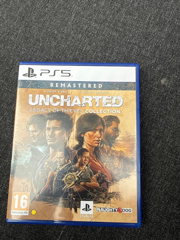 Uncharted: Legacy of Thieves Collection PS5 Remastered, 1 speler, Zo goed als nieuw, Vanaf 16 jaar, Ophalen