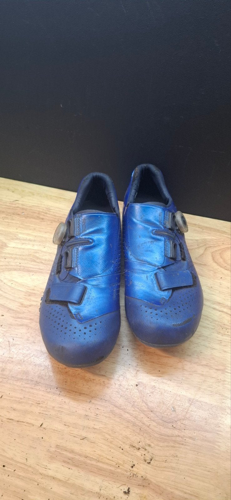 Blauwe Shimano racefiets schoenen, maat 40, Gebruikt, Schoenen, Overige maten, Ophalen of Verzenden