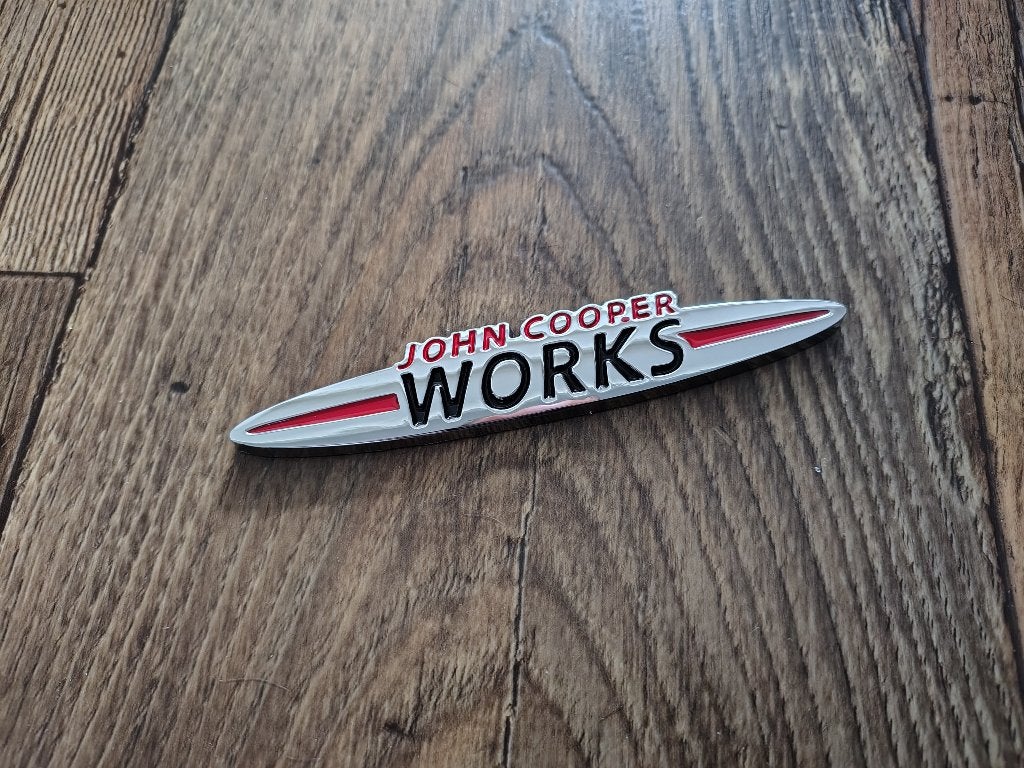 Embleem Mini Cooper S/ JCW / John Cooper Works, Auto-onderdelen, Verzenden, Nieuw, Mini