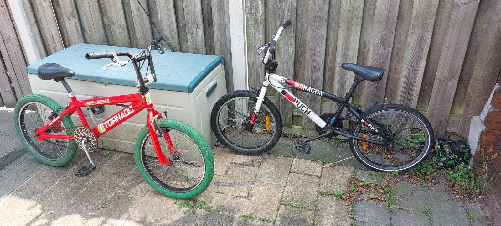 2 BMX crossfietsen, Ophalen, Gebruikt, Staal