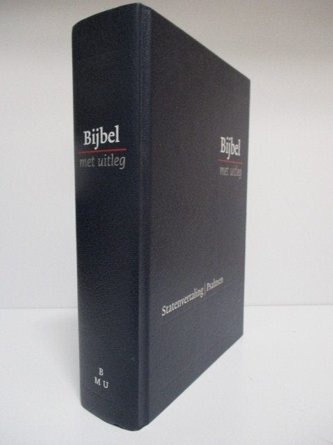BMU: Bijbel met uitleg Statenvertaling| Psalmen| Formulieren, Boeken, Christendom | Protestants, Ophalen of Verzenden, Zo goed als nieuw