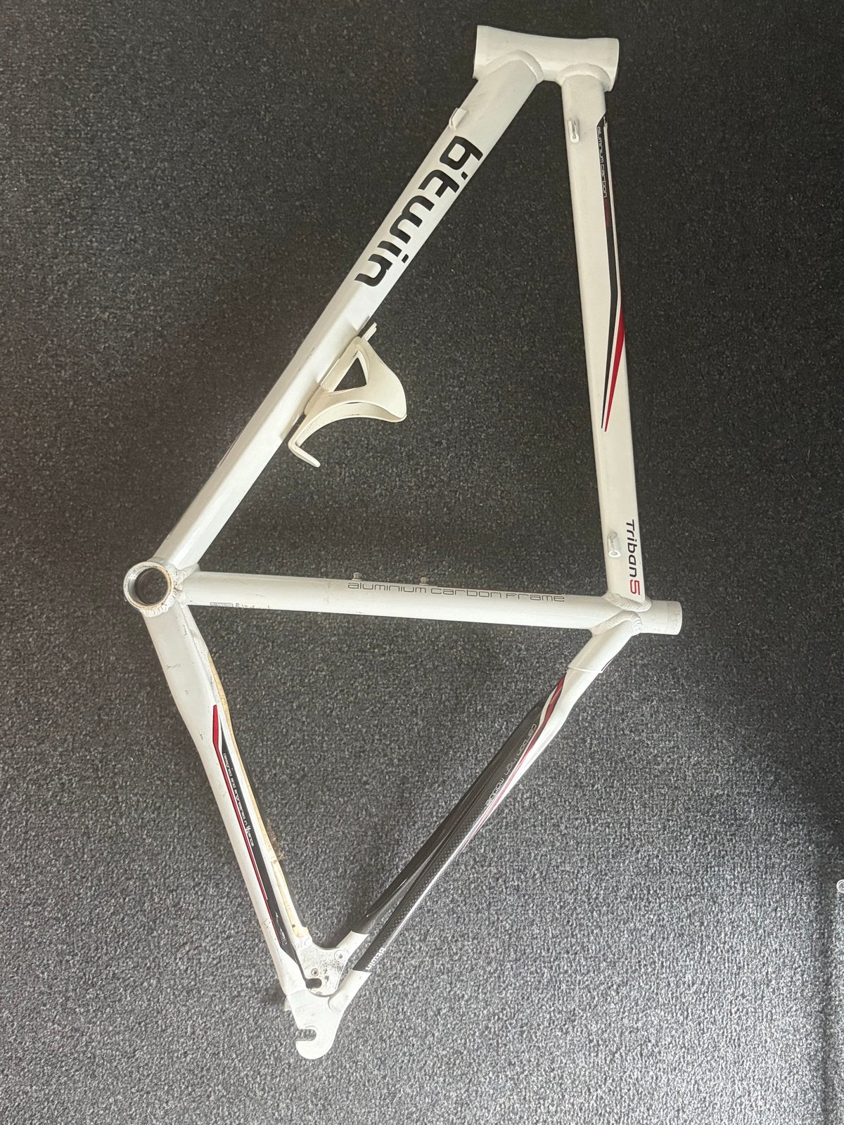 Aluminium Carbon Wielren Fiets Frame Maat 54, 53 tot 57 cm, Ophalen, Gebruikt, Aluminium