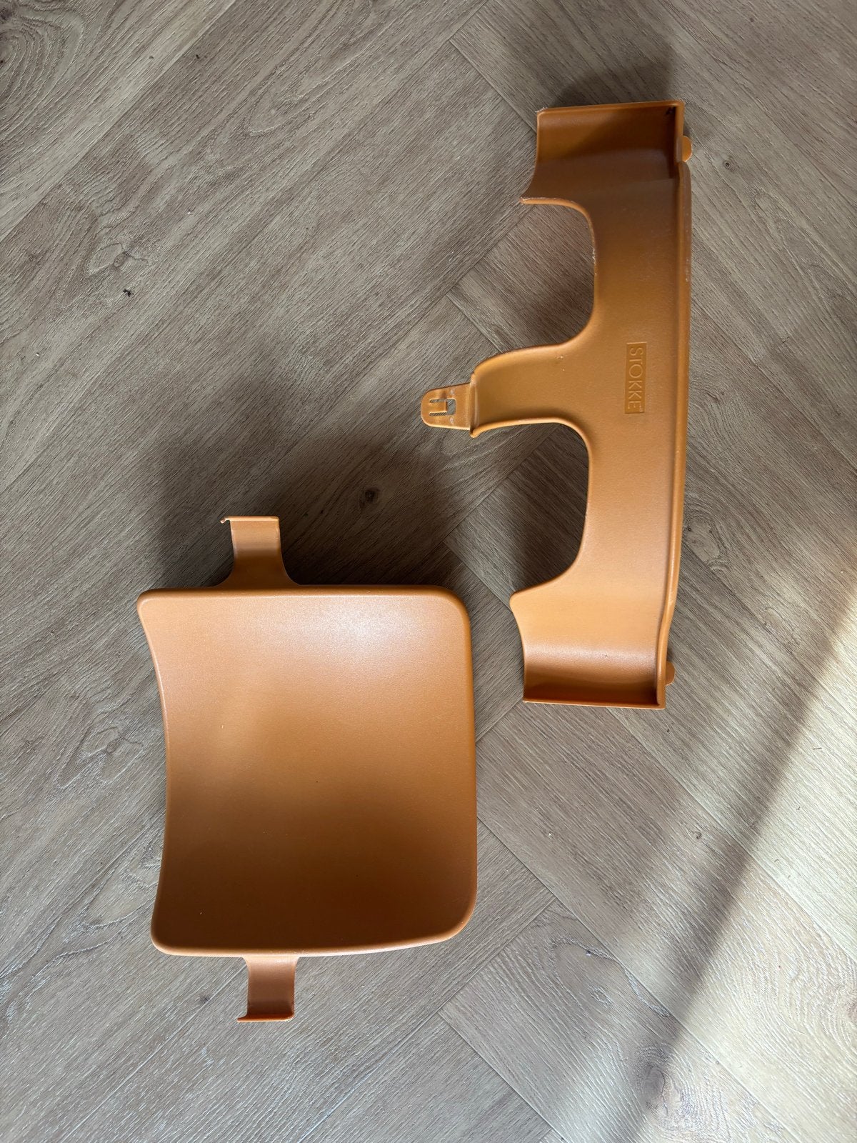 Stokke Tripp Trapp Baby Set - bruin, Ophalen of Verzenden, Zo goed als nieuw, Meegroeistoel, Aanschuifbaar