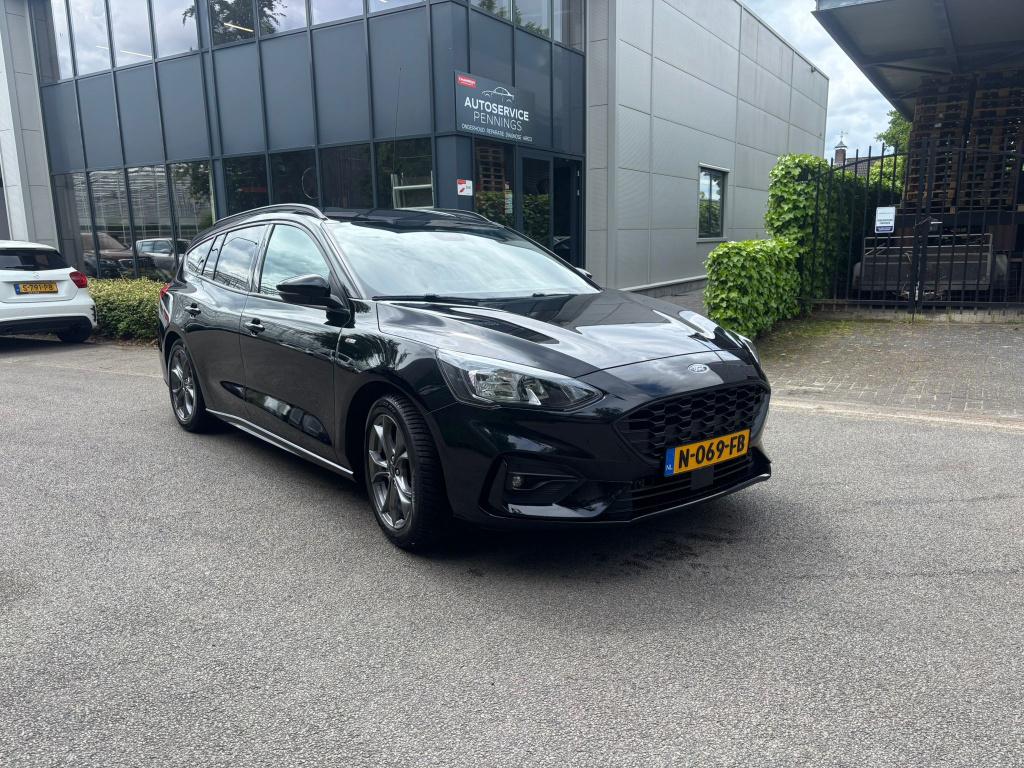 Ford Focus 1.0 ST-Line X Ecoboost 125pk 2021 Camera DAB, Auto's, 125 pk, Zwart, 3 cilinders, Onderhoudsboekje
