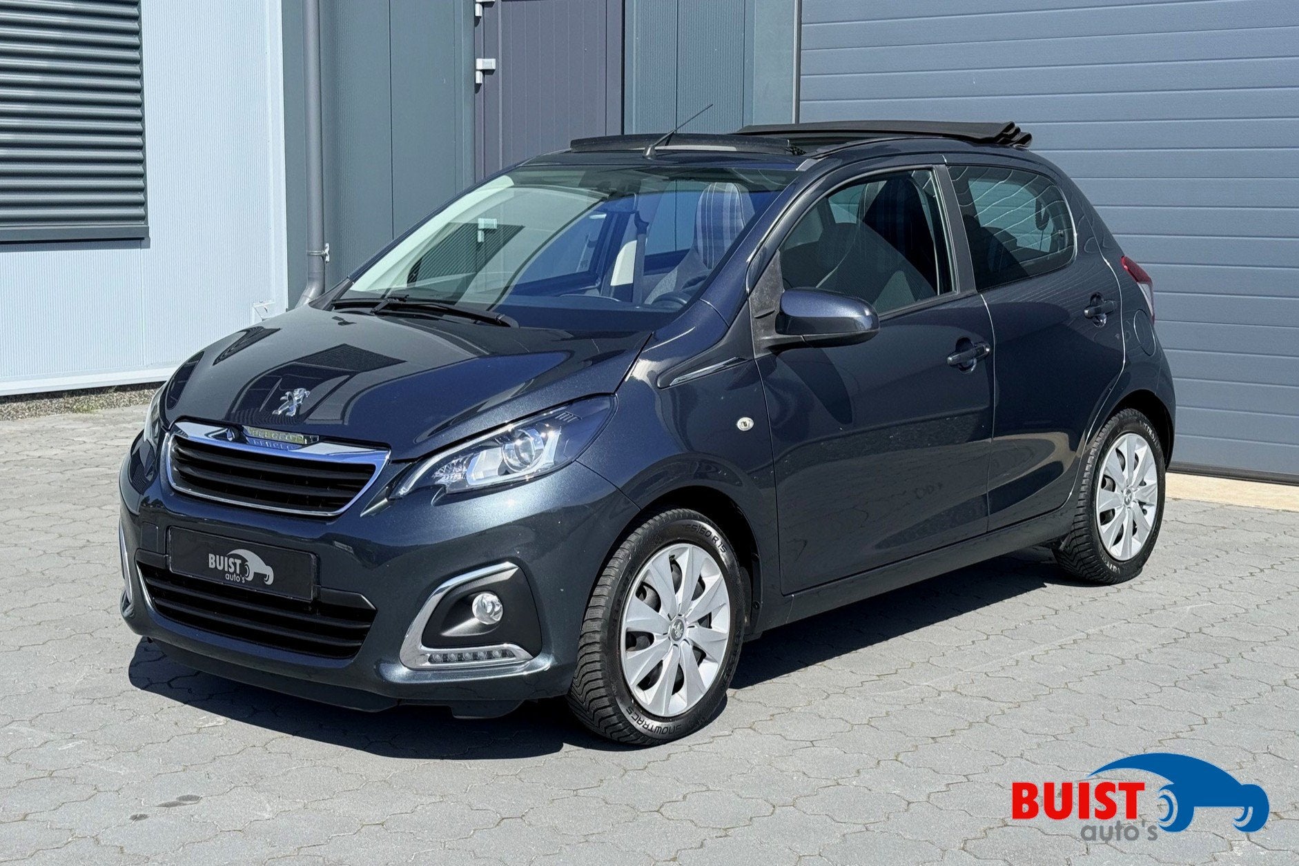 Peugeot 108 1.0 e-VTi Active TOP! CABRIODAK (bj 2019), Auto's, Voorwielaandrijving, Dealer onderhouden, Stof, Gebruikt