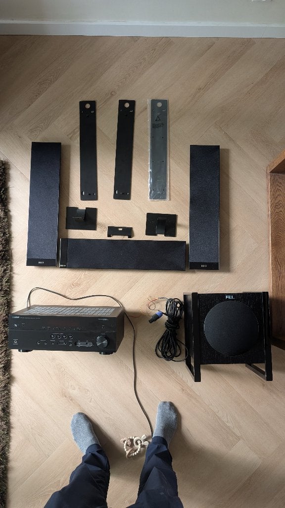 KEF T301 Home Cinema Set incl. REL Sub, Audio, Tv en Foto, Home Cinema-sets, Overige merken, Gebruikt, 70 watt of meer, Ophalen of Verzenden
