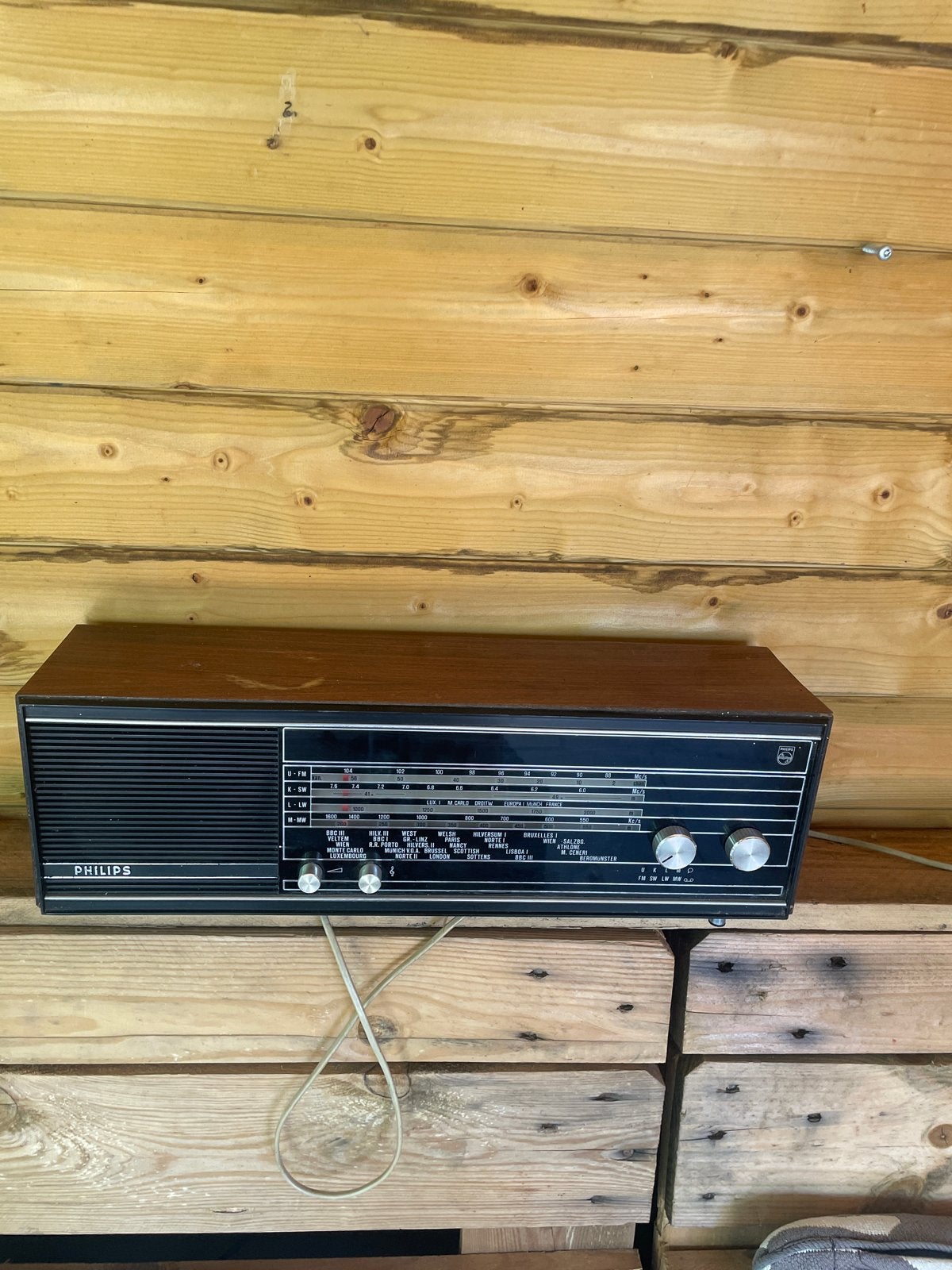 Vintage Philips Radio - Klassieke Ontvanger, Ophalen of Verzenden, Gebruikt, Radio