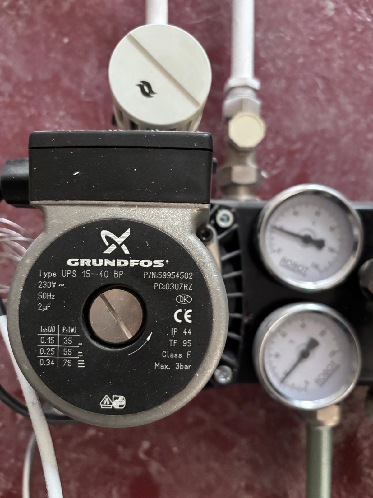 Grundfos UPS 15-40 BP circulatiepomp, Ophalen, Gebruikt, Minder dan 200 watt, Overige typen