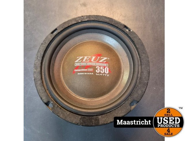 ZEUZ HIGH POWER WOOFER 350 W /4 ohm, Flex Ltd., Zo goed als nieuw, https://flex.com/contact-us, Nobelstraat 10, 5807 GA Oostrum LB, Limburg, Nederland