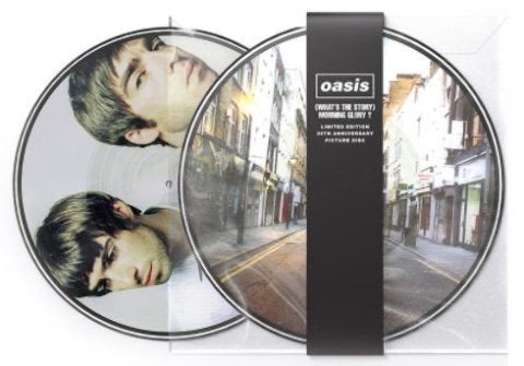 Vinyl 2LP+LYRICS Oasis Whats The Story ? PICTURE DISC NIEUW, Pop, Ophalen of Verzenden, 12 inch, Picture disc