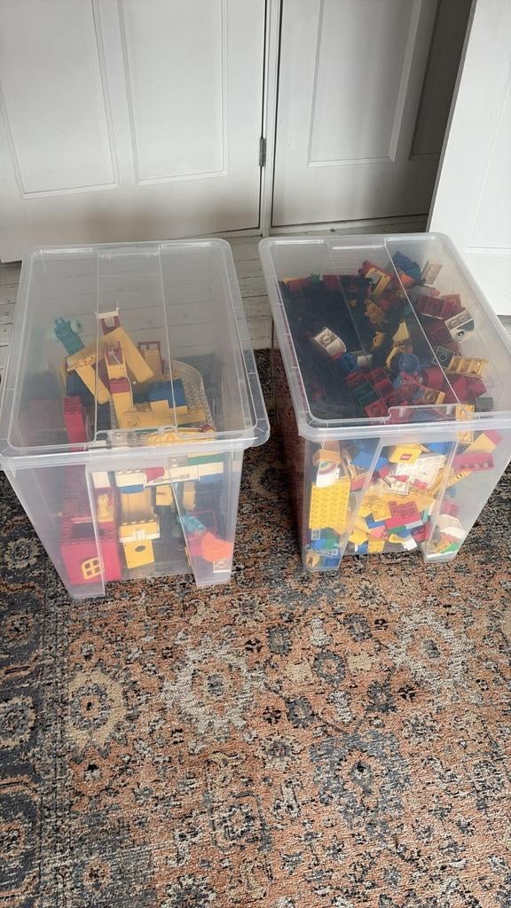 2 dozen Duplo met verschillende thema's 80s en nieuw., Ophalen, Duplo