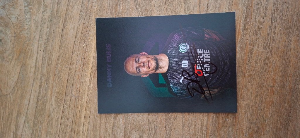 Spelerskaart met handtekening; Danny Buijs # FC Groningen, Ophalen of Verzenden, Nieuw, Overige binnenlandse clubs, Spelerskaart