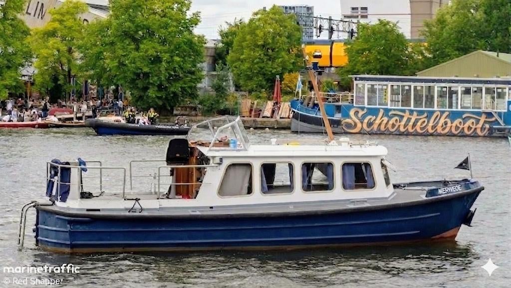 Unieke Patrouilleboot Schottelboot 1957 ex. Douane 9.5m, 10 m, Gebruikt, Diesel, Dieptemeter