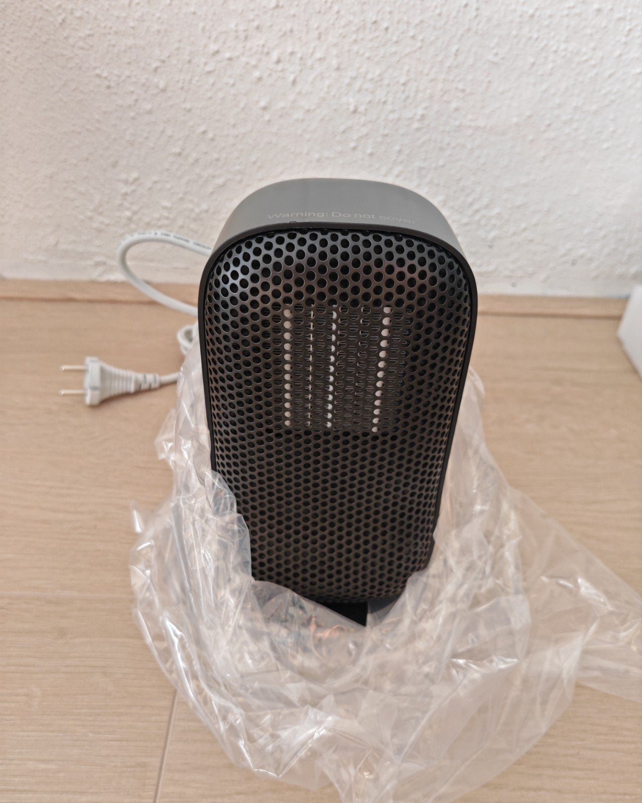 Mini keramische ventilatorkachel 600W - Zwart, 500 tot 800 watt, Minder dan 30 cm, Minder dan 60 cm, Ophalen of Verzenden