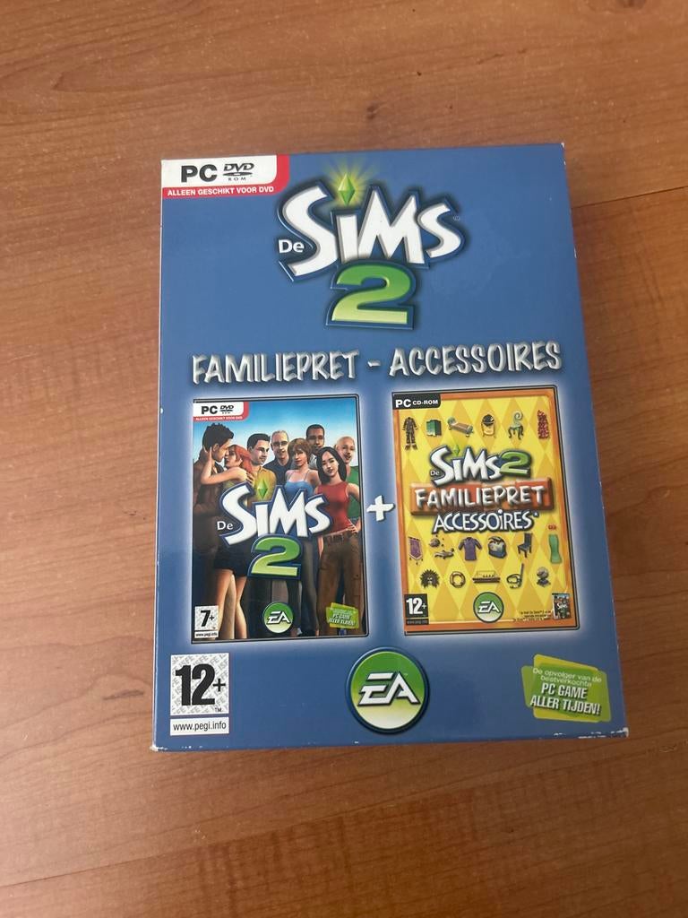 De Sims 2 Familievriendelijk + Accessoires PC DVD-ROM, Ophalen of Verzenden, Zo goed als nieuw