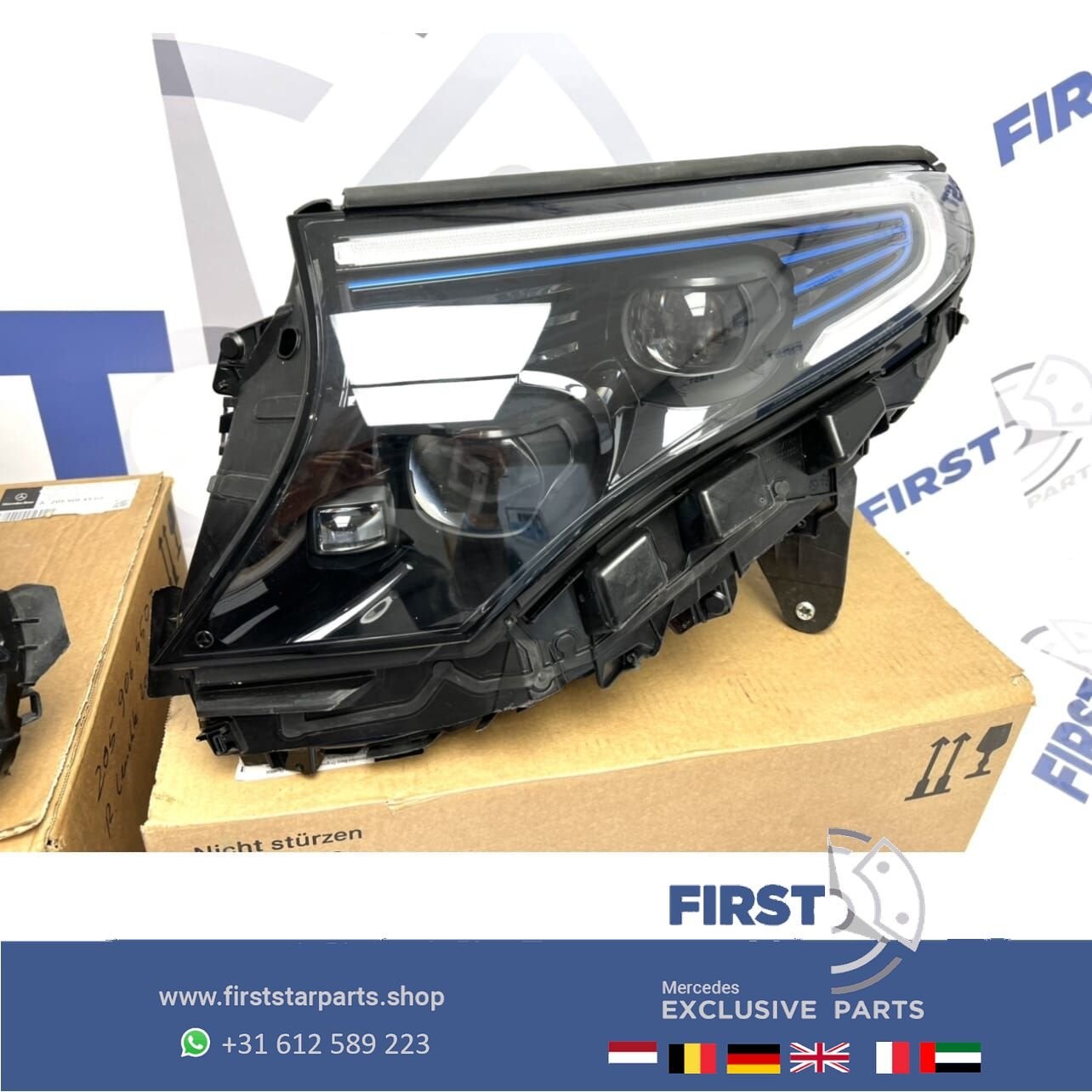 A2939067500 N293 W293 EQC klasse LED koplamp LINKS COMPLEET, Gebruikt, -, Ophalen of Verzenden, -