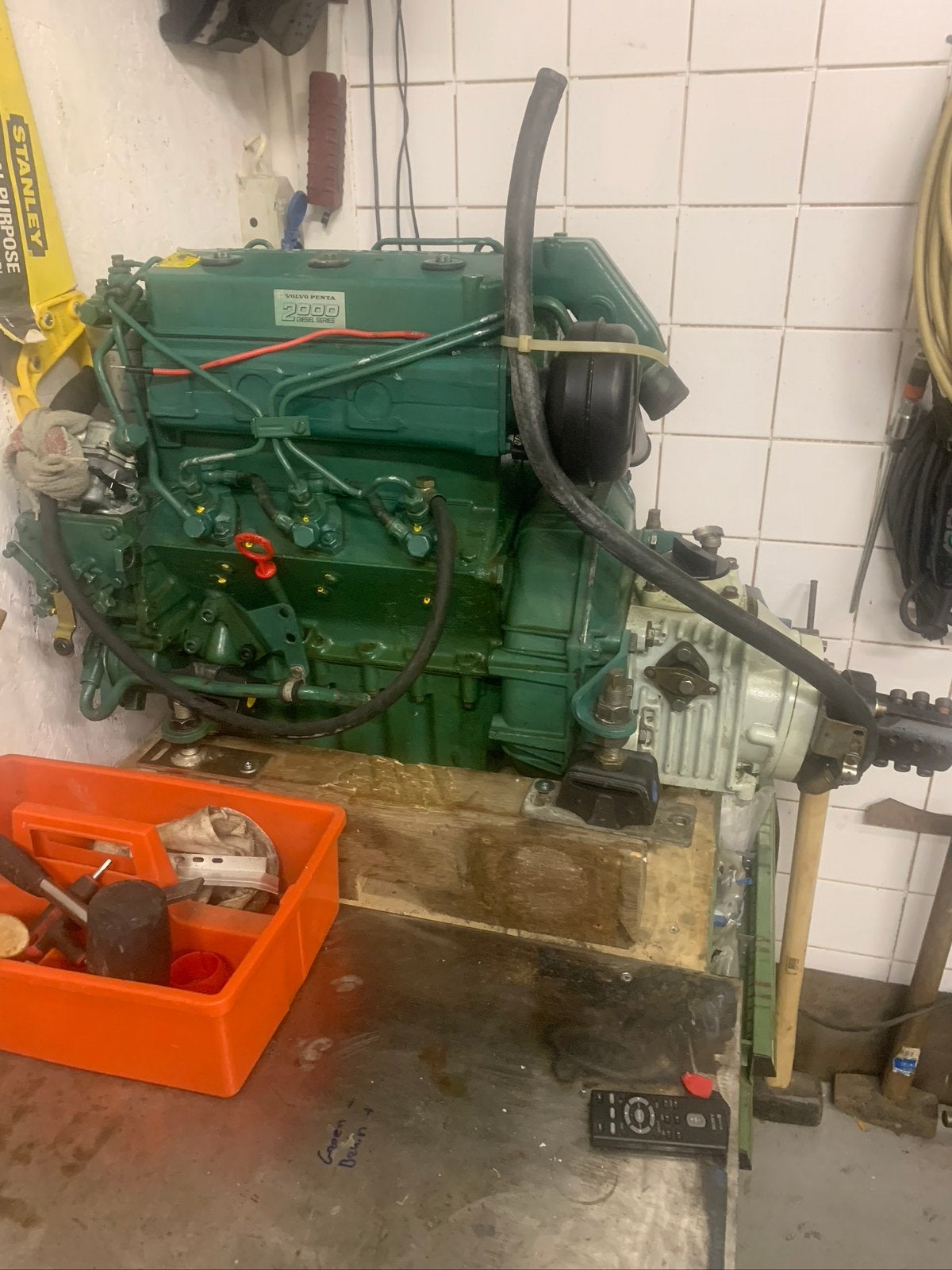 Volvo penta, Ophalen, Gebruikt, Metaaldraaibank