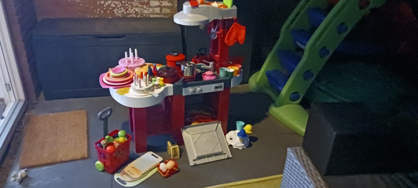 Grote Speelkeuken met Accesoires en Winkelwagen, 300-delig, Kinderen en Baby's, Ophalen of Verzenden
