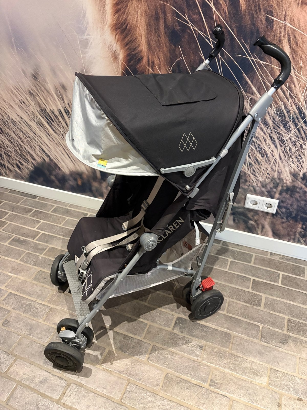 Maclaren Buggy Techno XT - Comfortabel en Compact, Kinderen en Baby's, Buggy's, Ophalen, Gebruikt, Maclaren, Regenhoes