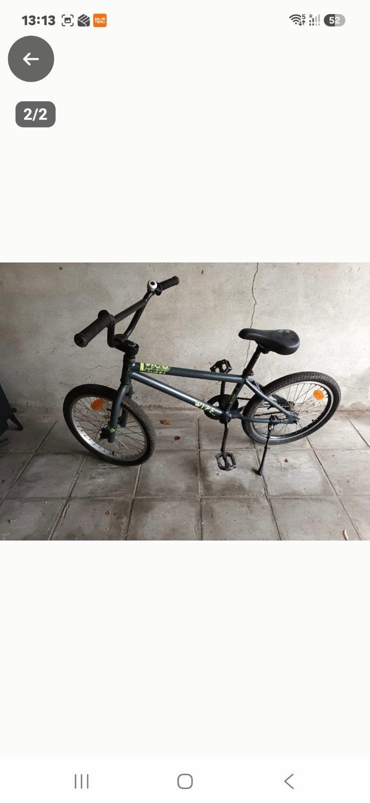 cross fietsje 20 inch merk wipe, Ophalen, Gebruikt