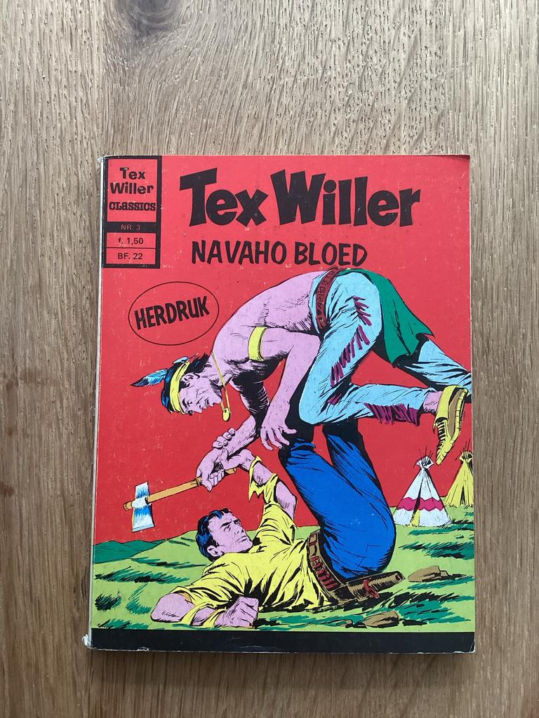 Tex Willer Classics nr. 3 - Navaho Bloed (Herdruk), Ophalen of Verzenden, Gelezen