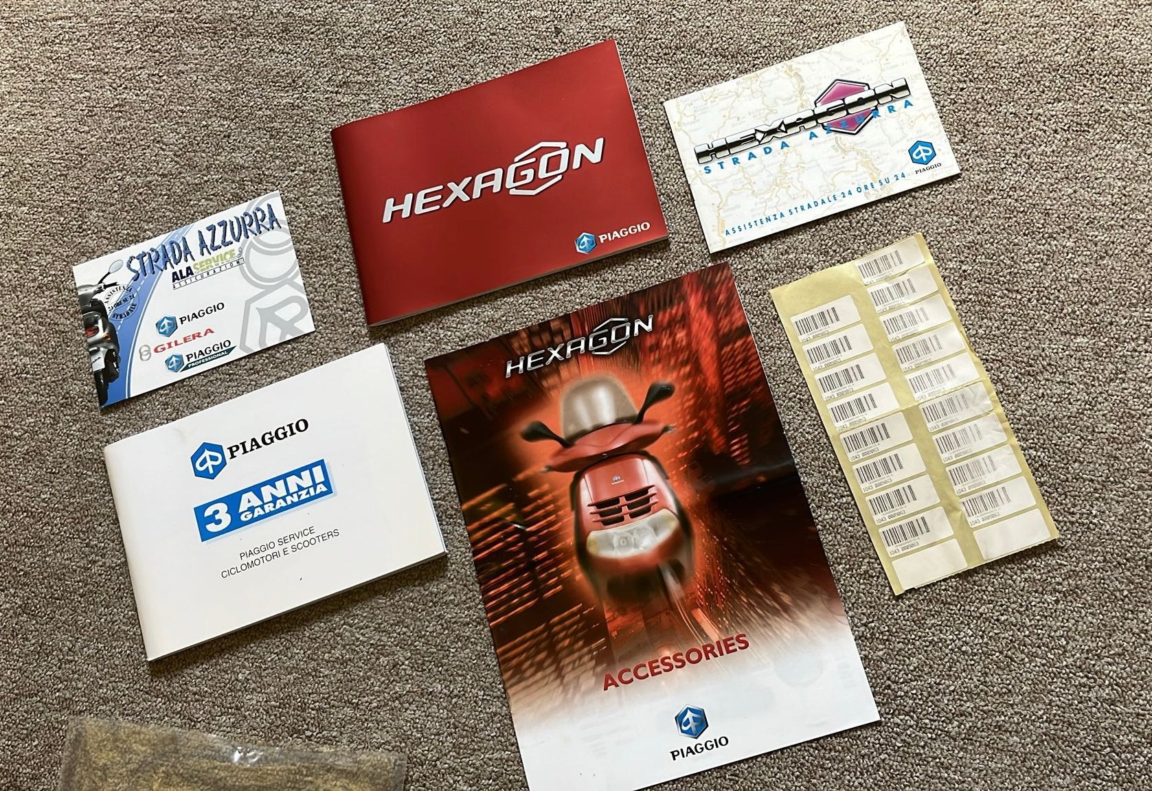 Piaggio Hexagon LXT 180 - NIEUW !! - 180cc 2 takt - 2004, Ophalen, Zo goed als nieuw, Benzine, Overige modellen