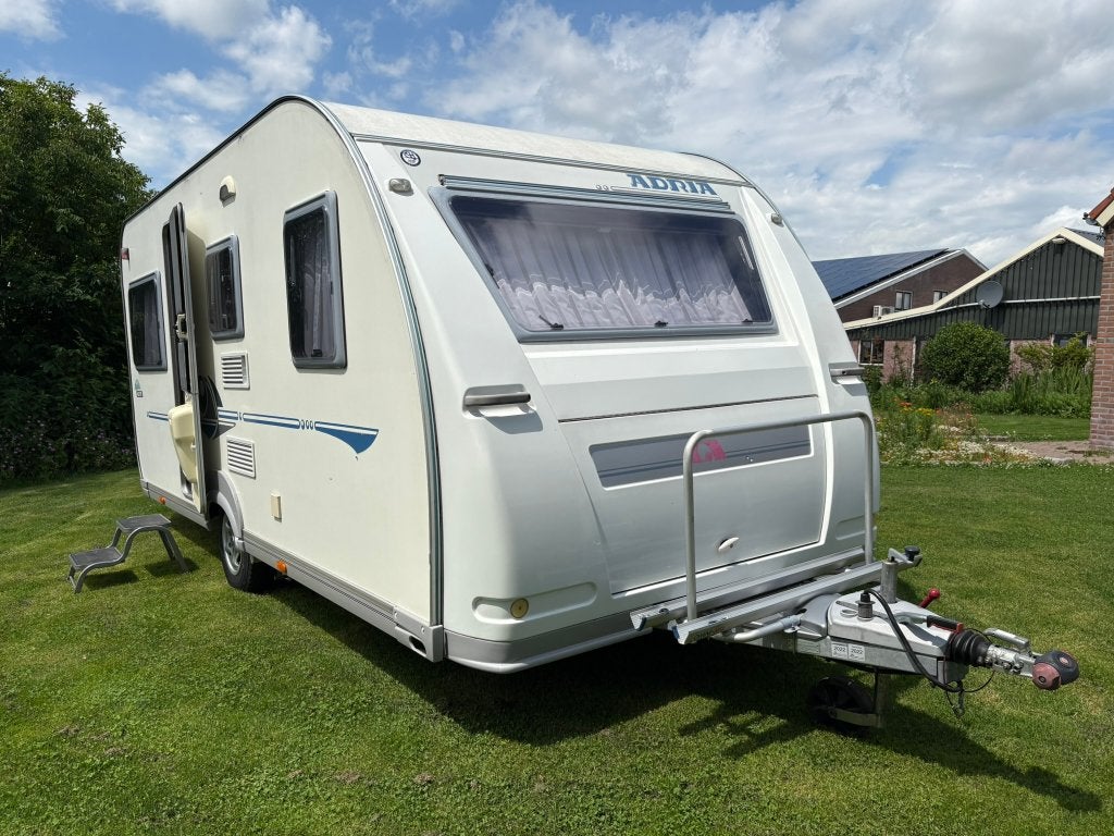 Mooie ADRIA Adiva  + Voortent & MOVER, Rondzit, Dwarsbed, Particulier, Adria