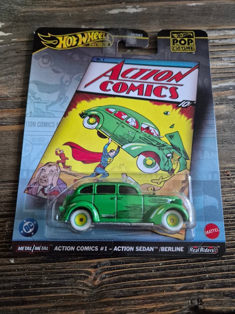 hot wheels Premium Pop Culture Action Comics Action Sedan, Ophalen of Verzenden, Nieuw, Auto