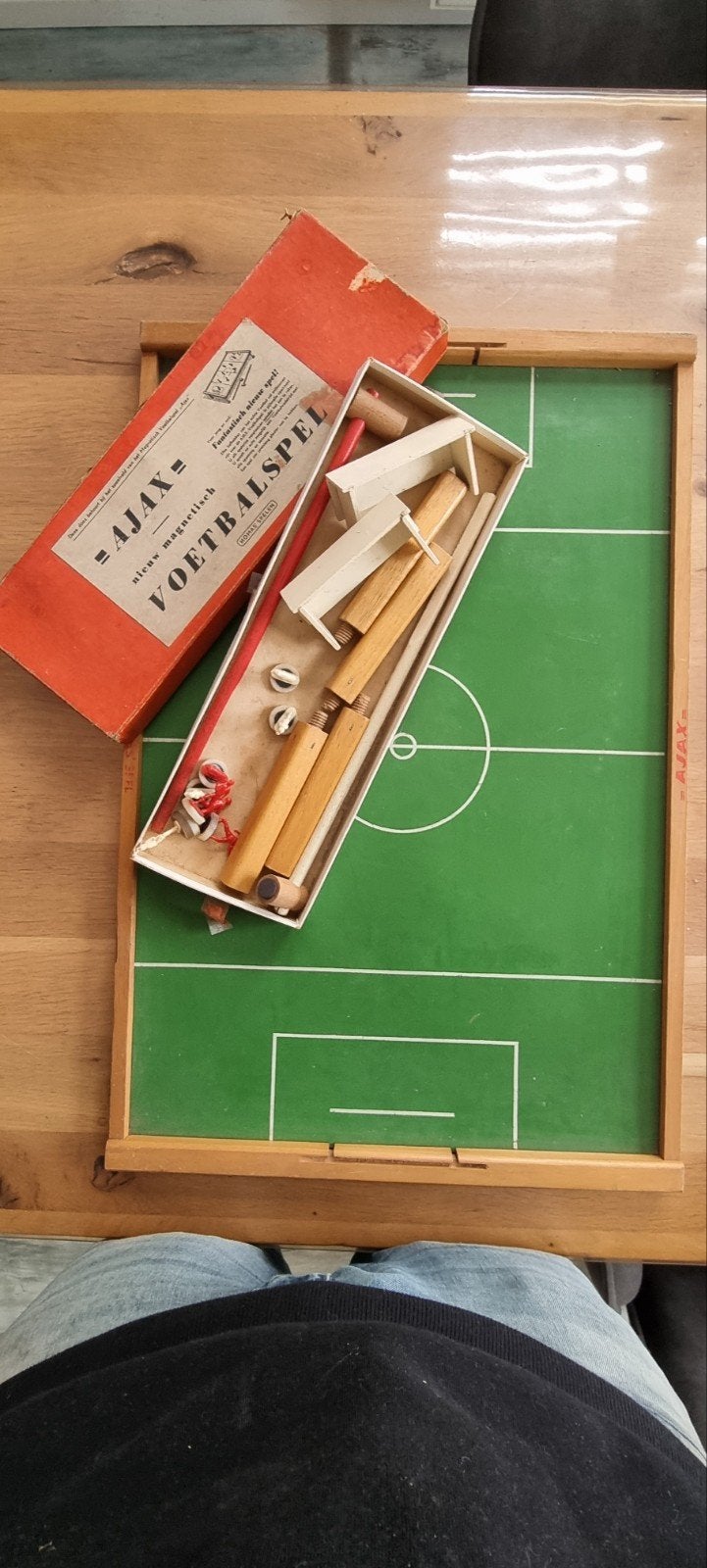 Vintage Ajax Magnetisch Voetbalspel - Homas Spelen, Verzenden, Gebruikt, Jongen of Meisje
