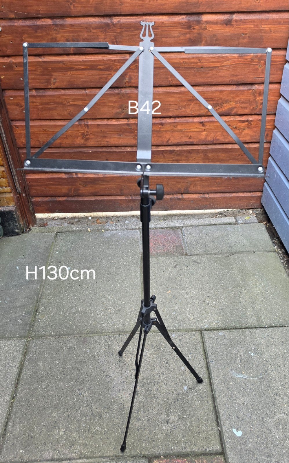 K&M Muziekstandaard - Hoogte 130cm, Ophalen, Gebruikt, Muziekstandaard, Overige instrumenten