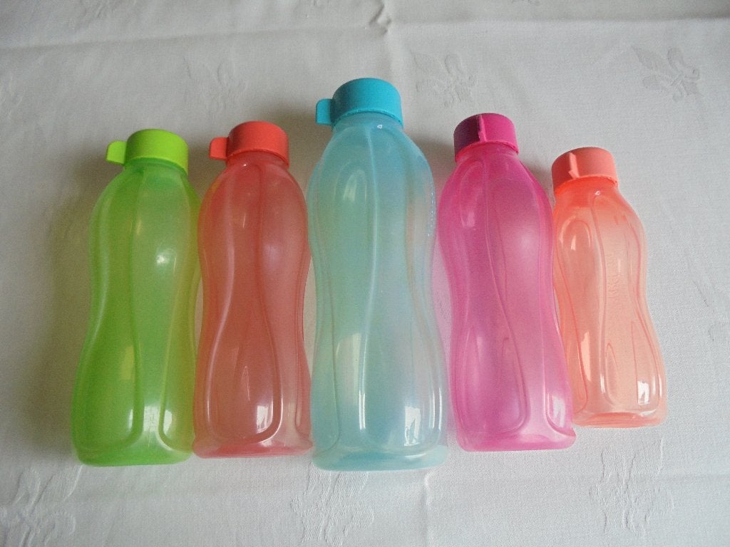 tupperware Eco flessen 5 stuks nieuwe vanaf 5,00 euro, Ophalen of Verzenden, Nieuw, Overige kleuren, Overige typen