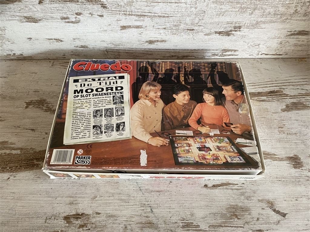 Cluedo mensen op doos Parker [s972], Hobby en Vrije tijd, Gezelschapsspellen | Bordspellen, Verzenden, Zo goed als nieuw