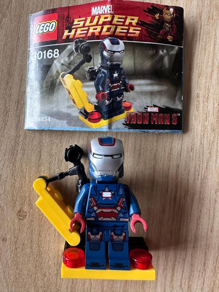 Lego 30168 Iron Patriot Minifiguur - Marvel Super Heroes, Verzamelen, Transformers, G1, Ophalen of Verzenden, Zo goed als nieuw