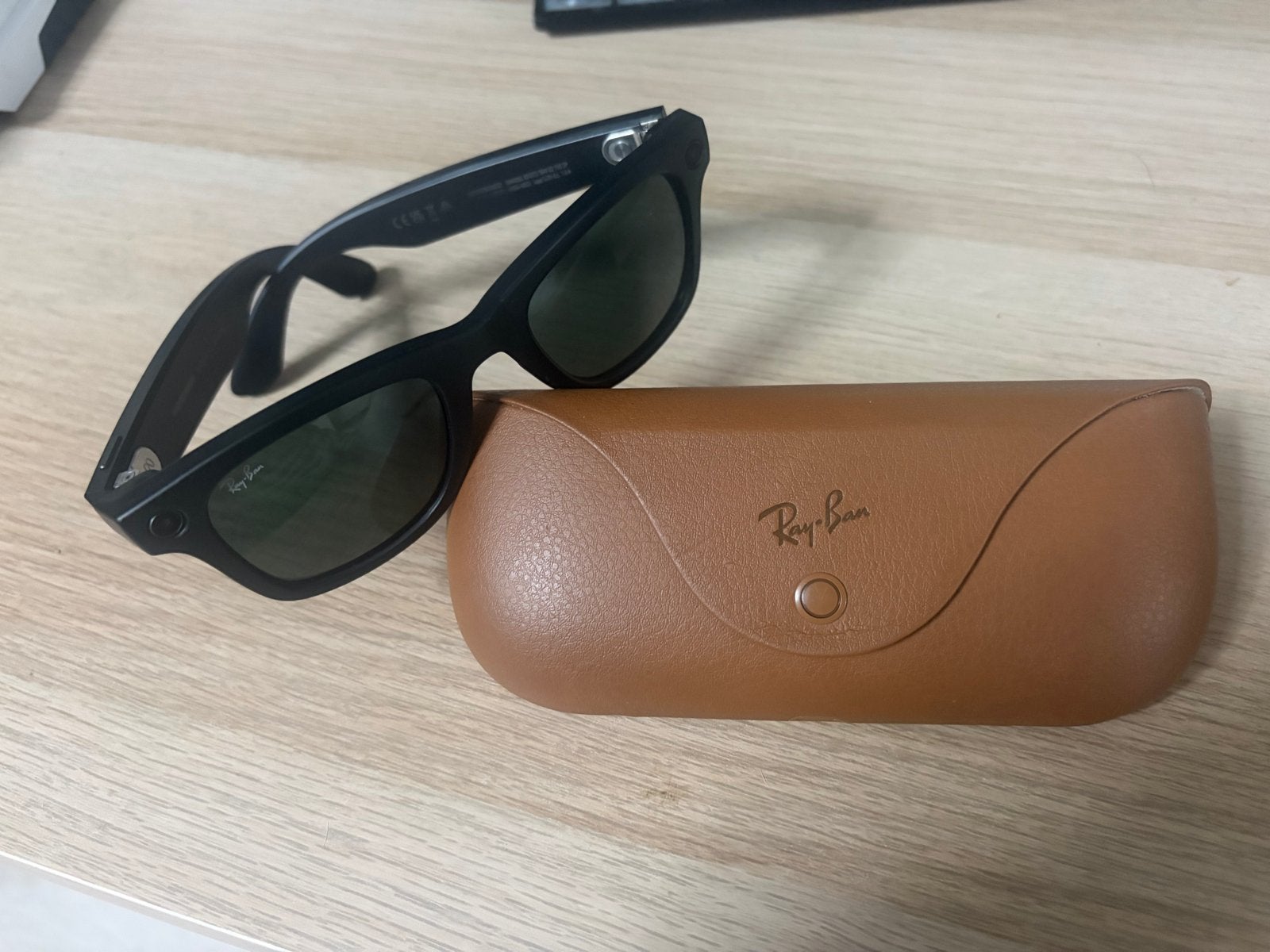 Ray-Ban Meta Zonnebril Gen 1, Zonnebril, Zwart, Ophalen of Verzenden, Zo goed als nieuw