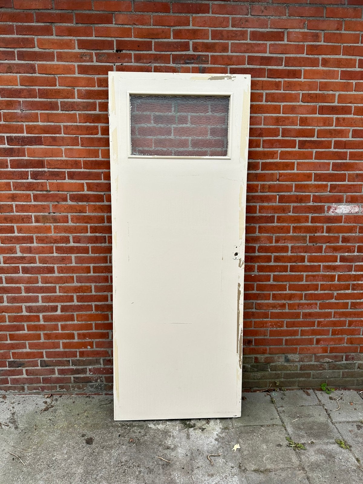Hardboard binnendeur met glas (3 stuks), Ophalen, Gebruikt, Minder dan 80 cm, Binnendeur