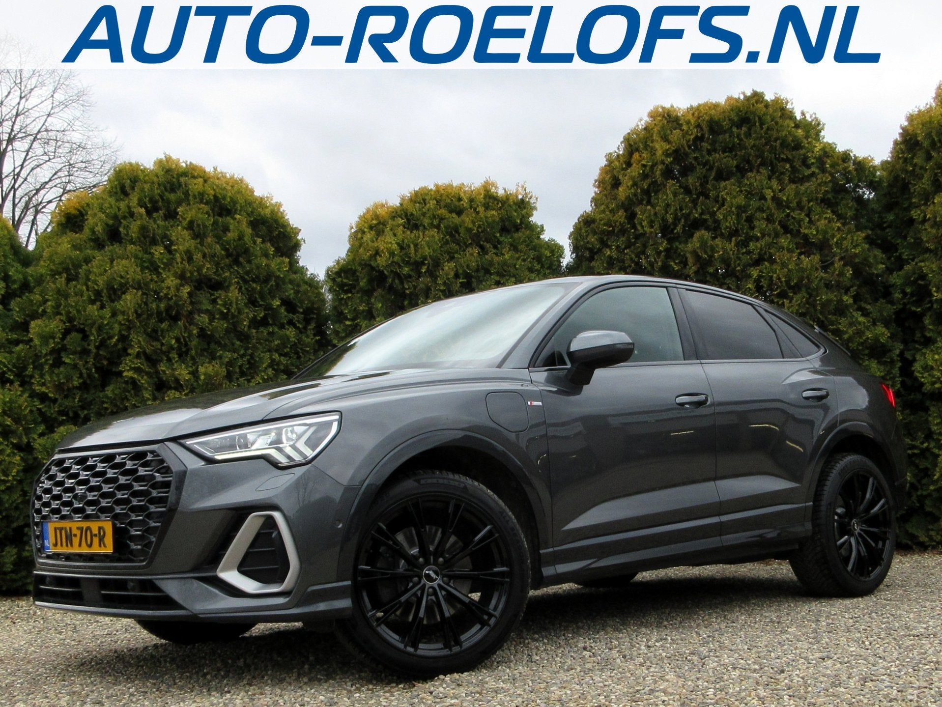 Audi Q3 Sportback 45 TFSI e S Edition Automaat * Leder * Plu, Auto's, Gebruikt, 150 pk, Leder, Hybride Elektrisch/Benzine